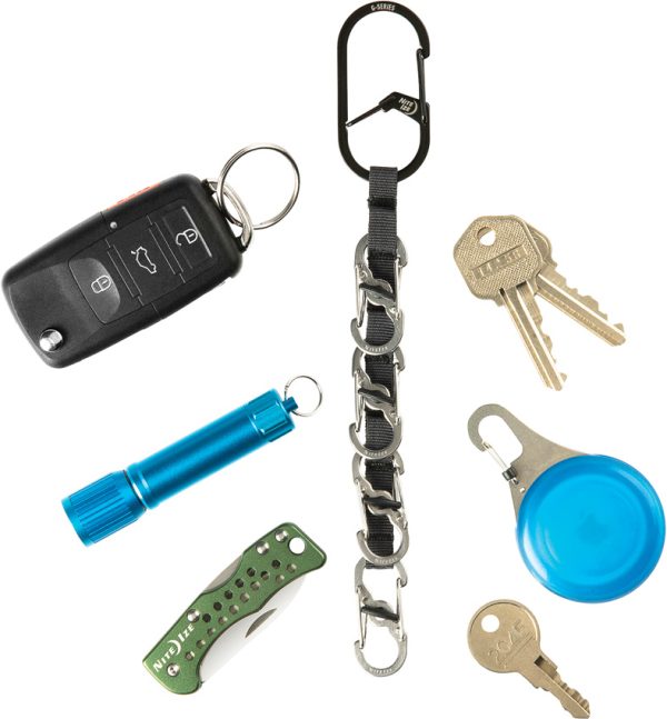 Nite Ize GearLine Mini Key Organizer with S-Biner MicroLocks