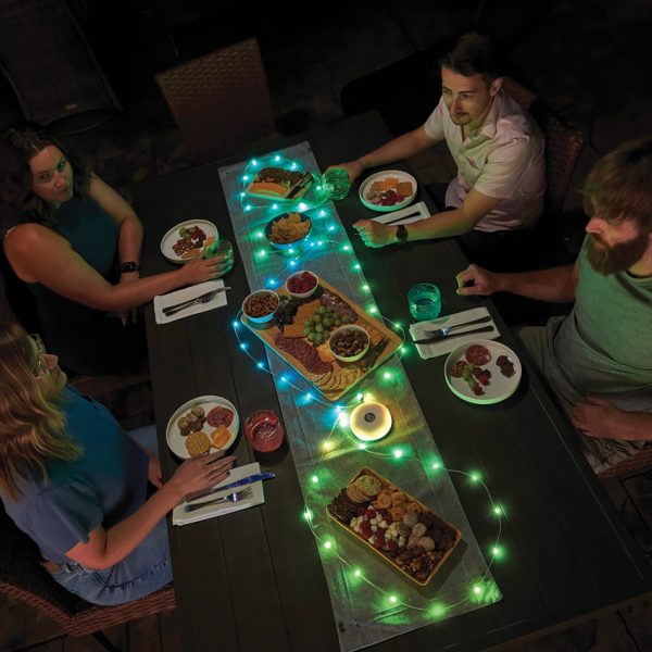 Nite Ize Radiant StarLit Lantern and 23ft String Light Combo