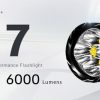 Nitecore EX7 Flashlight Rechargeable 21700 Black