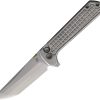 Chop 2 Button Lock Grid Silver