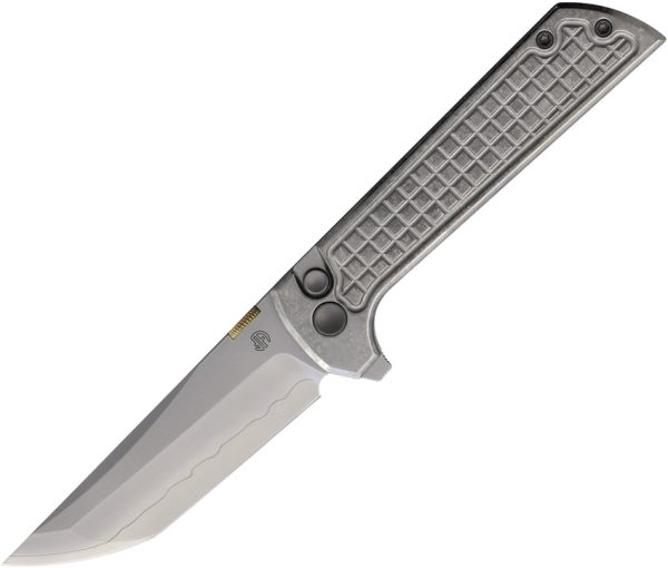 Chop 2 Button Lock Grid Silver