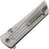 Chop 2 Button Lock Grid Silver