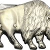 Novelty Cutlery Buffalo Folder 1" Stainless Blade Nickel Silver Handle