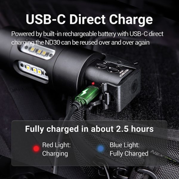 Nextorch ND30 Tactical Flash Bang Device 11000 Lumens