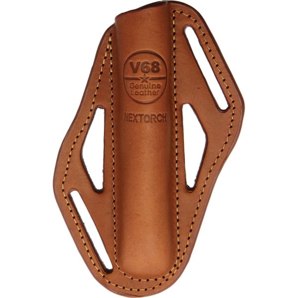 NXV68_add_02 Nextorch NEX Baton Holster Black Leather 1.75" Belt