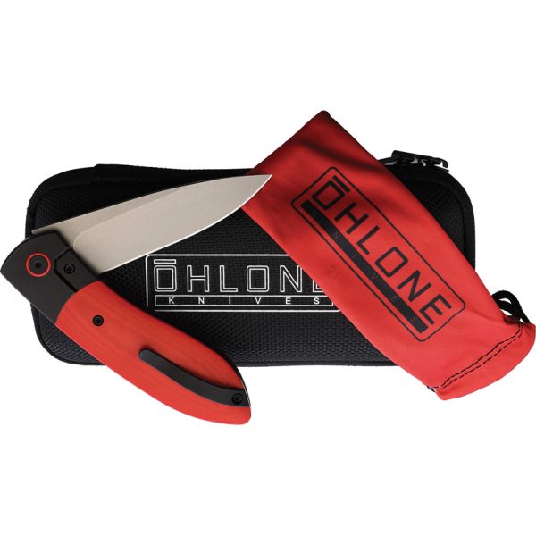 Ohlone Knives Butron Framelock Folding Knife 3.25" CPM-20CV Black