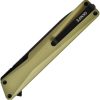 Oknife AION Linerlock Folding Knife 3.5" Nitro V Olive Green