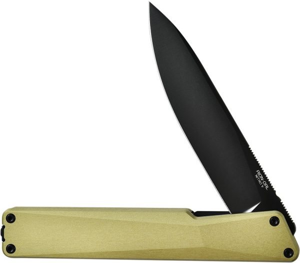 Oknife AION Linerlock Folding Knife 3.5" Nitro V Olive Green