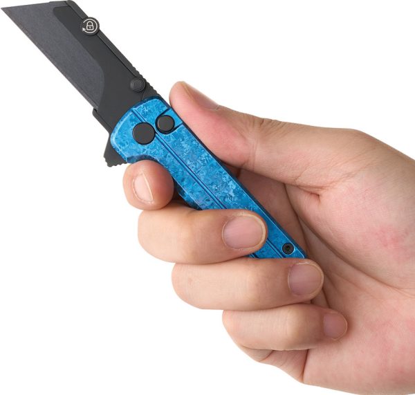 Oknife Otacle U1 Ultra Button Lock Folding Knife Ceramic Blade