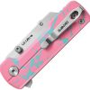 Oknife Otacle U1 Ultra Button Lock Folding Knife Zombie Pink