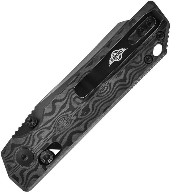 Oknife XEN Damascus Carbon Fiber Folding Knife 3.13" S45VN