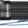 Olight Baton 4 Premium Black Rechargeable Flashlight w/ Wireless Charger
