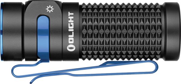 Olight Baton 4 Premium Black Rechargeable Flashlight w/ Wireless Charger
