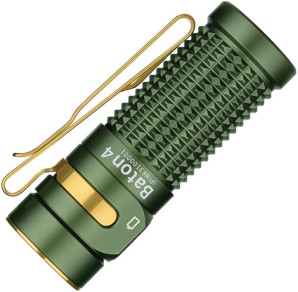 Olight Baton 4 Premium OD Green Rechargeable Flashlight