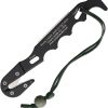 ON1414 Ontario Model 2 Strap Cutter Fixed Blade Knife 0.5" Stainless