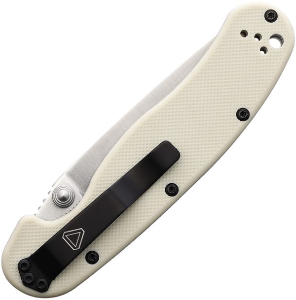 ON8861BONE_add_01 Ontario RAT II Folding Knife 3" AUS-8 Linerlock Ivory G10