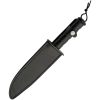 Rite Edge Black Canyon Survival Knife 8.75" Black Stainless Fixed Blade w/ Sheath