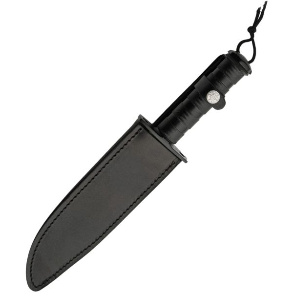 Rite Edge Black Canyon Survival Knife 8.75" Black Stainless Fixed Blade w/ Sheath