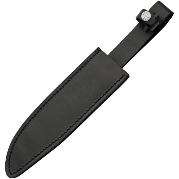 Rite Edge Black Canyon Survival Knife 8.75" Black Stainless Fixed Blade w/ Sheath
