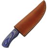 Rite Edge Skinner Fixed Blade Knife 3.5" Opal Wood w/ Sheath