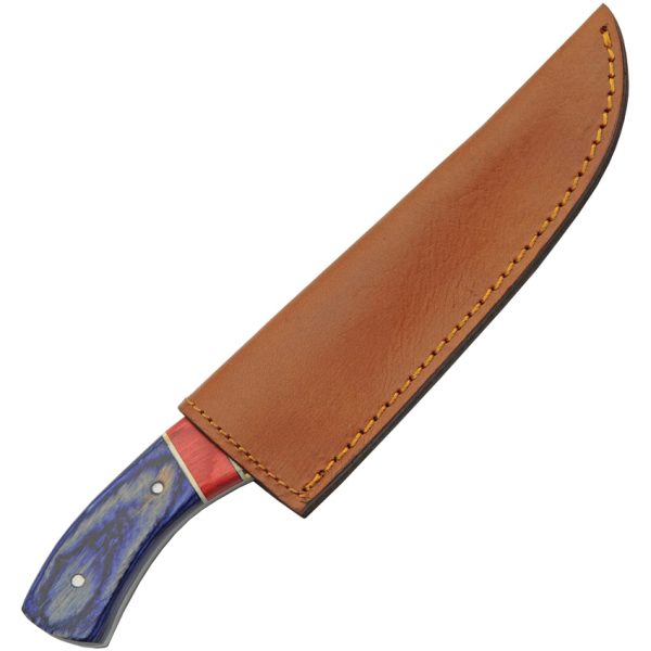 Rite Edge Hunter Opal Wood Fixed Blade Knife 5" Satin Stainless