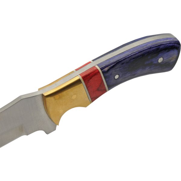 Rite Edge Hunter Opal Wood Fixed Blade Knife 5" Satin Stainless