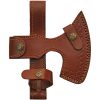 Pakistan Skull Broad Axe 6in Stainless Head w/ Sheath