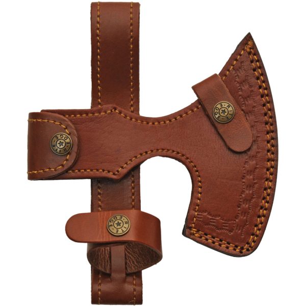 Pakistan Skull Broad Axe 6in Stainless Head w/ Sheath