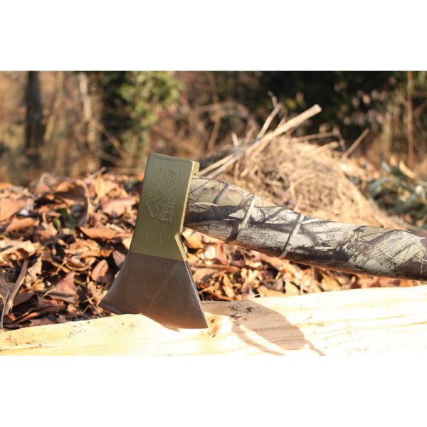 Prandi German Style Hatchet 14.25" Camo Hickory Handle