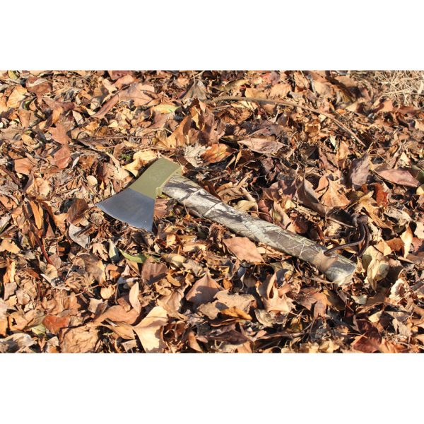 Prandi German Style Hatchet 14.25" Camo Hickory Handle