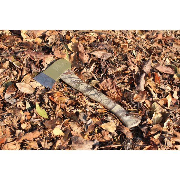 Prandi 13.13" Camping Hatchet Camo Carbon Steel Hickory