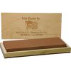 Pride Abrasive Combination Water Stone 400/3000 Grit with Wooden Box
