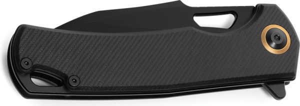 Patriot Tactical Shadowhawk 3" Linerlock Folding Knife Black