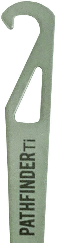 Pathfinder Titanium Spork 6.5" with Pot Hook and Bottle Opener