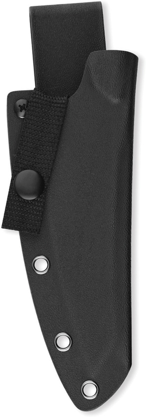 QSP Knife T-Cook Fixed Blade 5.25" Nitro V Wharncliffe Black G10