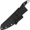 QSP Knife T-Cook Fixed Blade 5.25" Nitro V Wharncliffe Black G10
