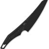 QSP Knife T-Cook Fixed Blade Blackout Nitro V 5.25" w/ Sheath