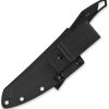 QSP Knife T-Cook Fixed Blade Blackout Nitro V 5.25" w/ Sheath