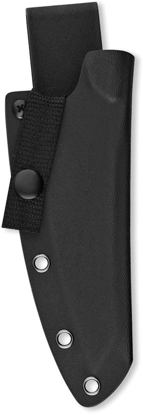 QSP Knife T-Cook Fixed Blade 5.25" Nitro V Glow G10 w/ Sheath