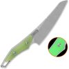 QSP Knife T-Cook Fixed Blade 5.25" Nitro V Glow G10 w/ Sheath
