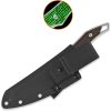 QSP Knife T-Cook Fixed Blade Glow Micarta 5.25in Nitro V