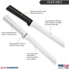 Bread Knife Black Bag