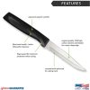 Anthem Serrated Steak Blk Bag
