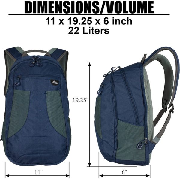 Rio Backpack Navy/Gray