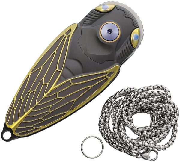 Cicada Button Lock Gray