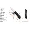RUIKE LD51 Multifunctional Folding Knife Black G10 4.5"