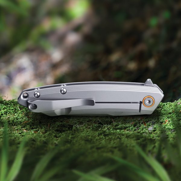 RUIKE P831 Framelock Folding Knife 3.25" 14C28N Gray