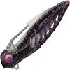 Rike Knife Thor 6 Framelock Purple Folding Knife 3.25"