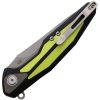Rike Knife Tulay Linerlock Folding Knife 3.75" 154CM Black Gray G10