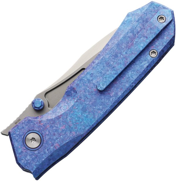 Rhino Button Lock Ti Blue